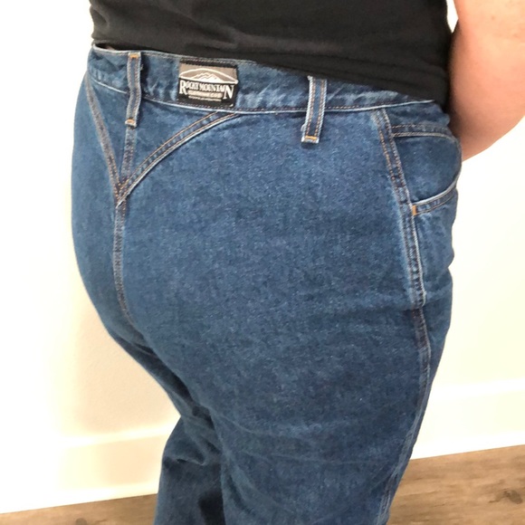 Details about / Vintage rocky mountain womens jeans Awesome Color Magenta